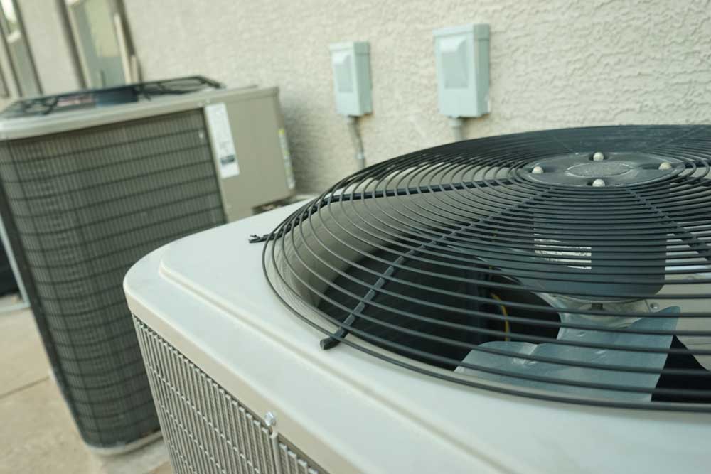 Completed heat pump maintenance