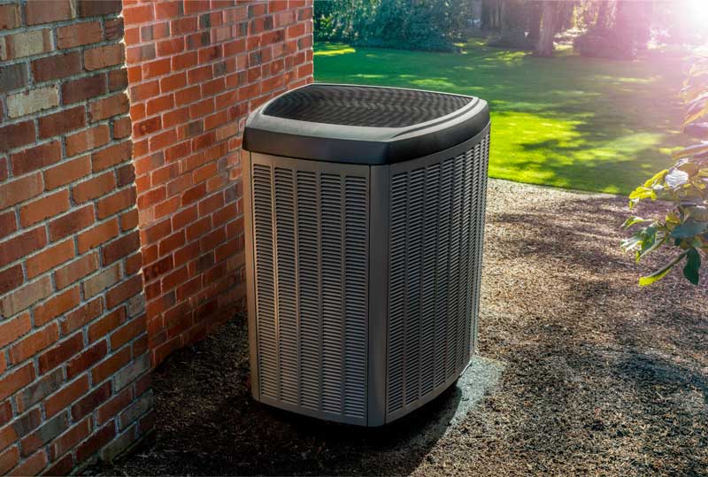 Completed heat pump installation and replacement